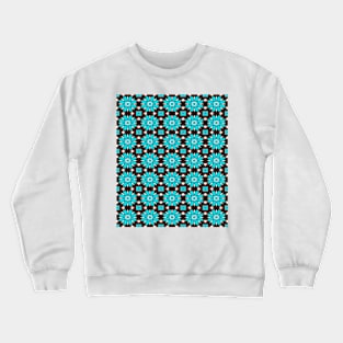 Turquoise roses Crewneck Sweatshirt